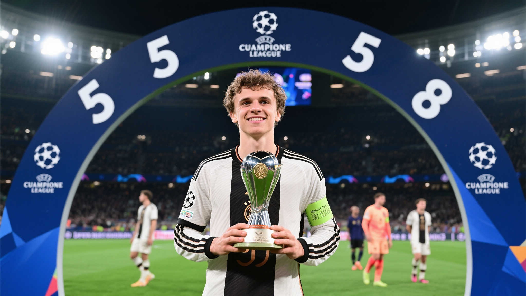 欧冠赛季最佳球员榜：维尔茨五度称王